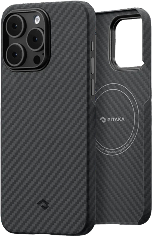 Чехол-накладка Pitaka MagEZ Case 2 Twill Black/Grey для iPhone 13 Pro Max